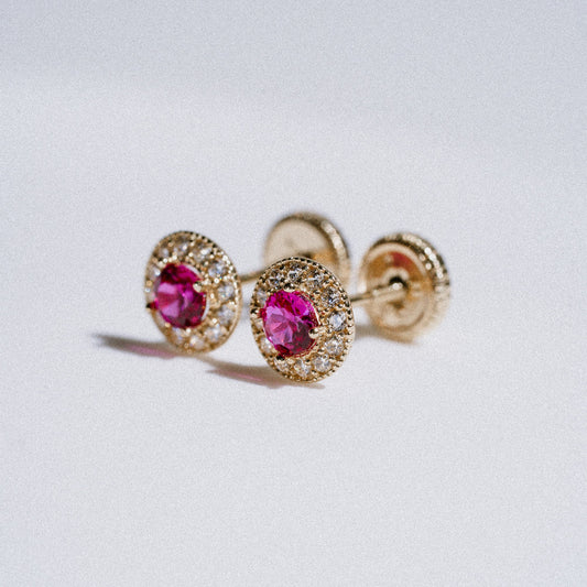 The Crimson Crown - Scarlet Earrings